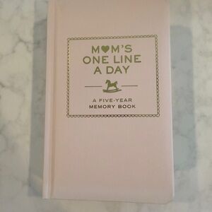 Mom's One Line a Day Pink Memory Book